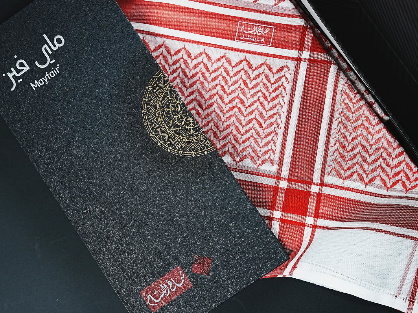 Experience Luxury with the Mayfair Red Shemagh