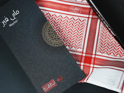 Experience Luxury with the Mayfair Red Shemagh