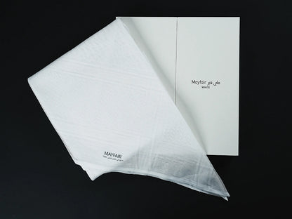 Mayafir Classic White Shemagh for the Modern Gentleman