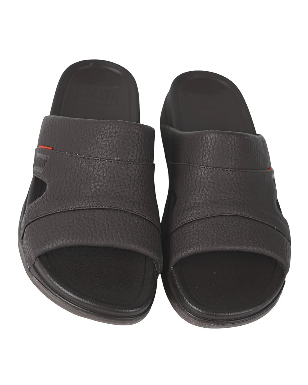 Faroos Premium Coffee Brown Leather-Look Men's Sandals – Lightweight Everyday Footwear