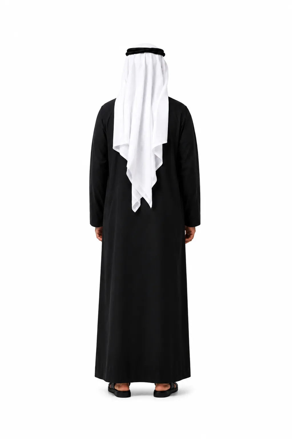 Black Kandura for Men – Emirati Style Thobe
