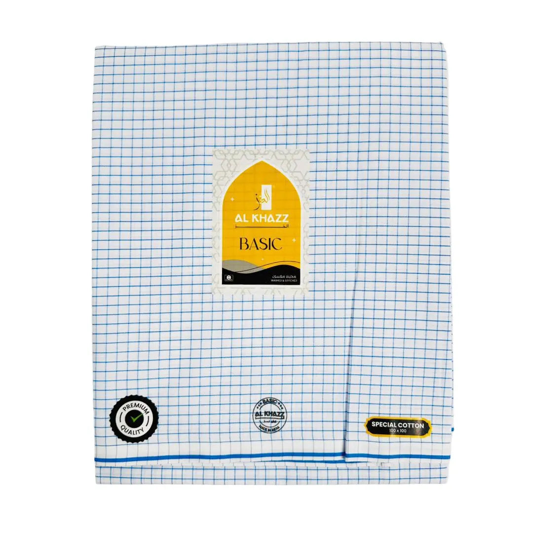 Premium-Cotton-Wuzar-UAE-Classic-Sky-Blue-Check-Al-Khazz-Collection
