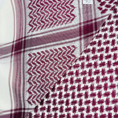 Premium-Deep-Maroon-Shemagh-Classic-style