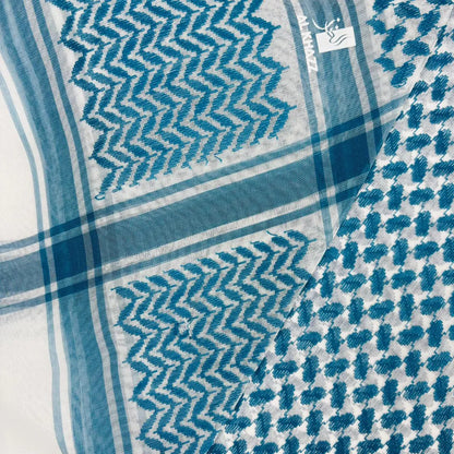 Premium-Deep-Ocean-Blue-Shemagh-Classic-Arabic-Pattern-Ghutra-UAE