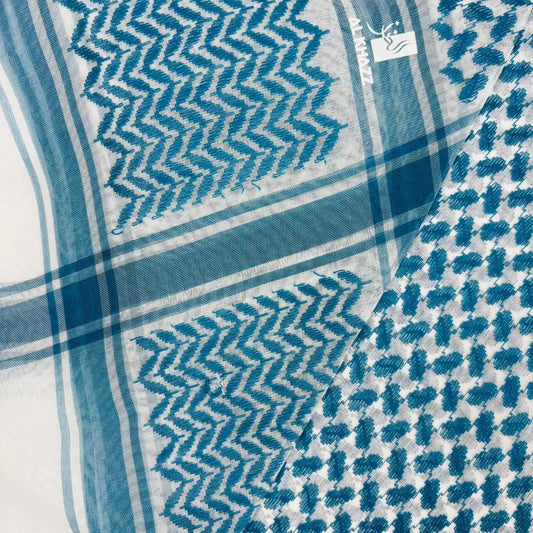 Premium-Deep-Ocean-Blue-Shemagh-Classic-Arabic-Pattern-Ghutra-UAE