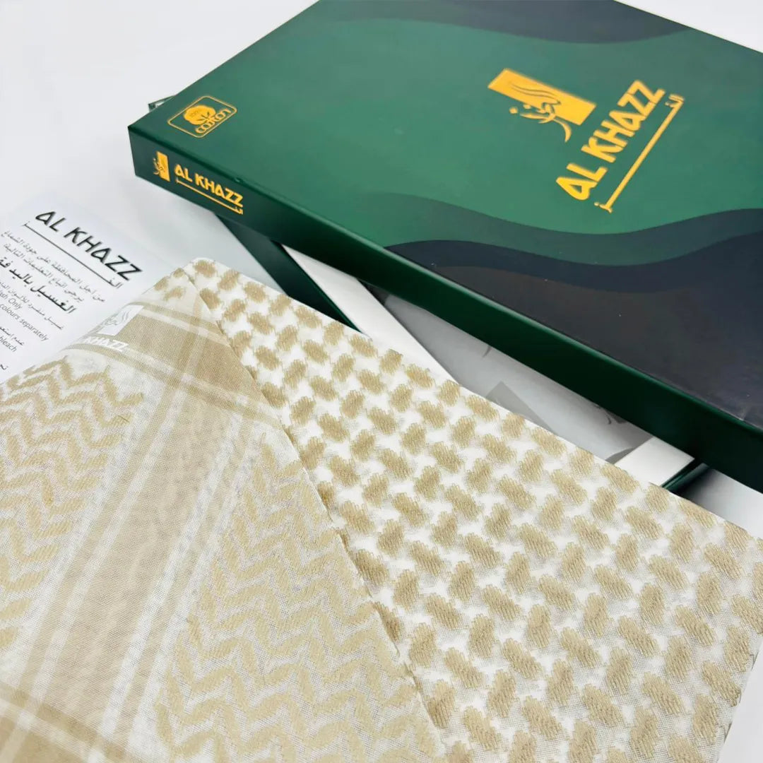 Premium-Desert-Sand-Beige-Best-Shemag-Classic-Arabic-Pattern-Ghutra-UAE
