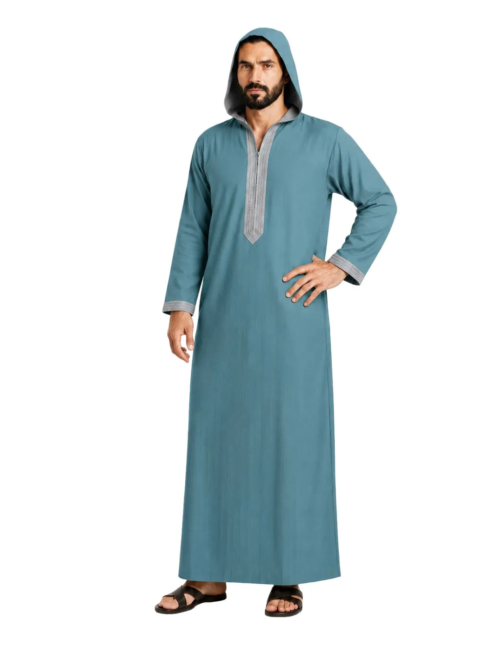 AL HOSN Premium Hoodie Jalabiya – Where Comfort Meets Style