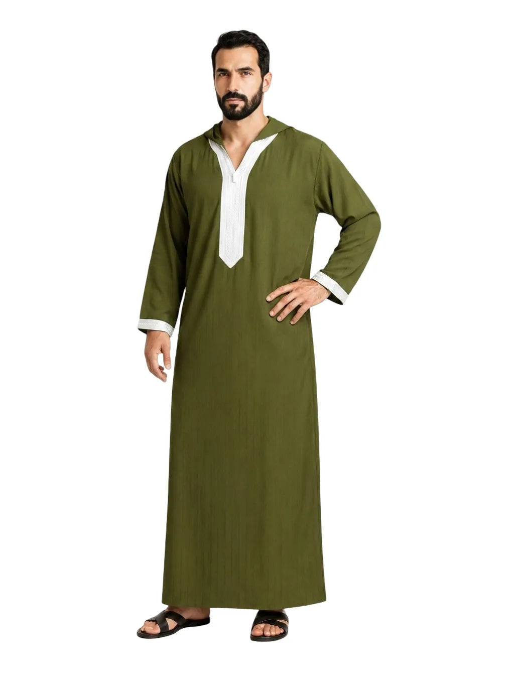 AL HOSN Premium Hoodie Jalabiya – Where Comfort Meets Style