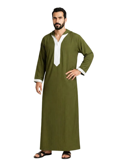 AL HOSN Premium Hoodie Jalabiya – Where Comfort Meets Style