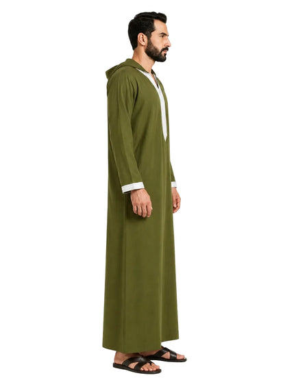 AL HOSN Premium Hoodie Jalabiya – Where Comfort Meets Style