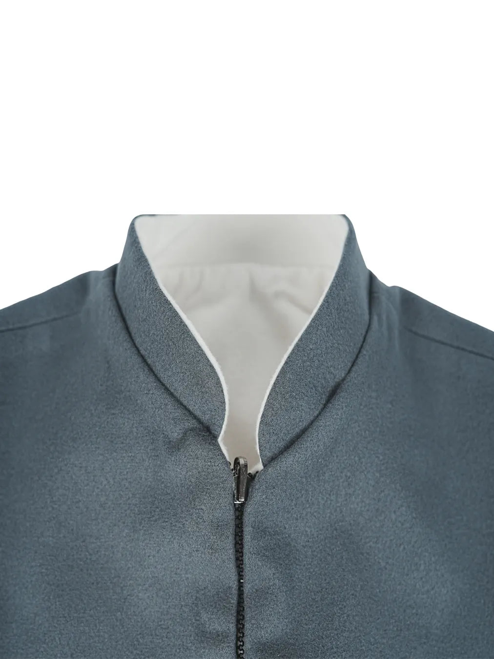 STEEL GREY WINTER JACKET WITH ZIP