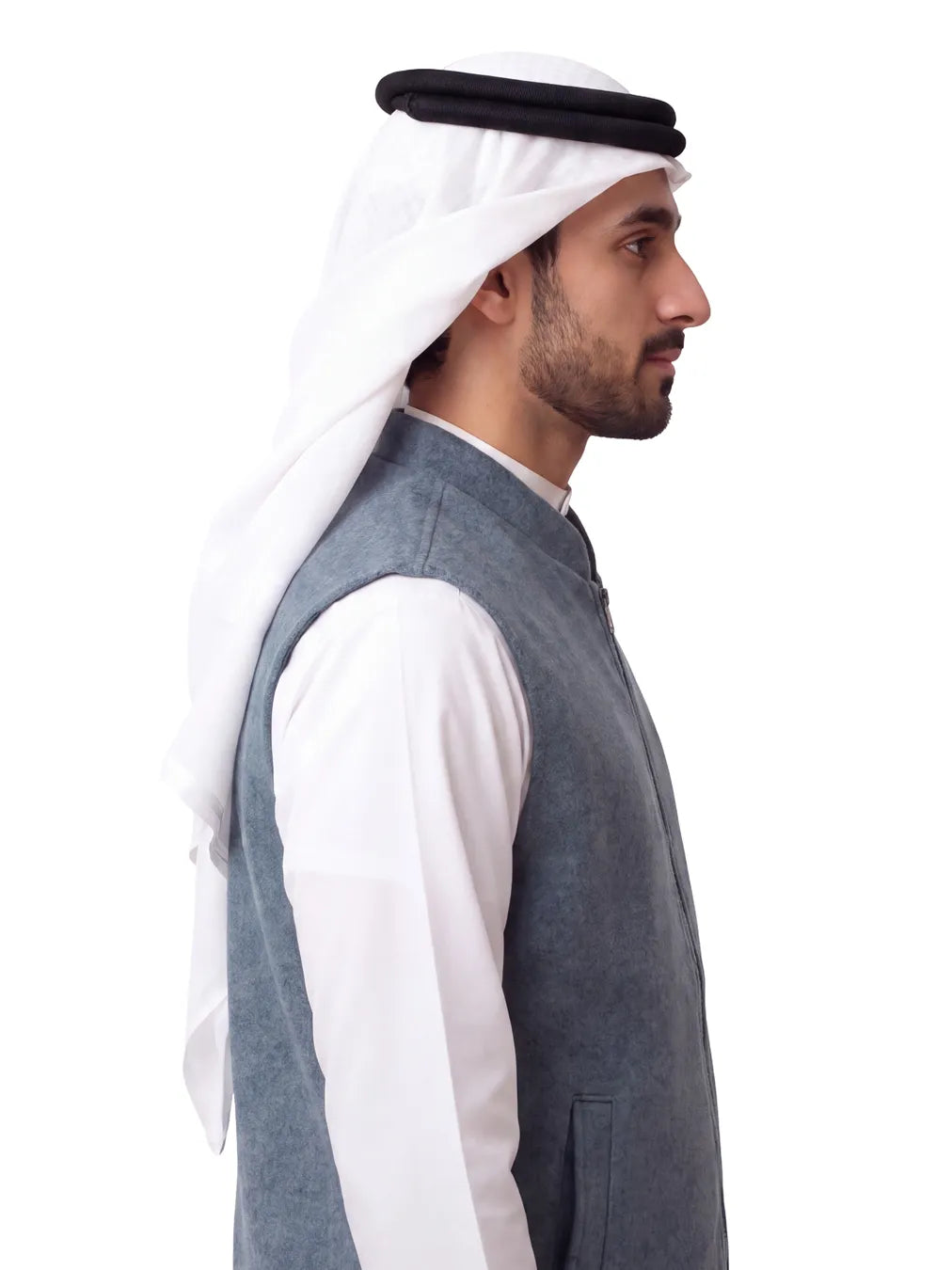 STEEL GREY WINTER JACKET WITH ZIP