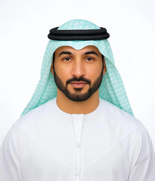 Shemagh-Cyan-color