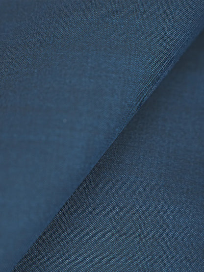 Slate Blue Emirati Thobe - Reda, 1865, Valdilana Exclusive Super 150's Fabric made in Italy, 100% wool