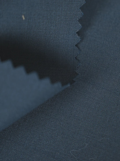 Slate Blue Emirati Thobe - Reda, 1865, Valdilana Exclusive Super 150's Fabric made in Italy, 100% wool
