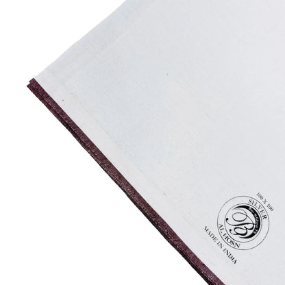 Al Hosn Silver Premium Wuzar Collection – Elegant Color Border Cotton Lungi