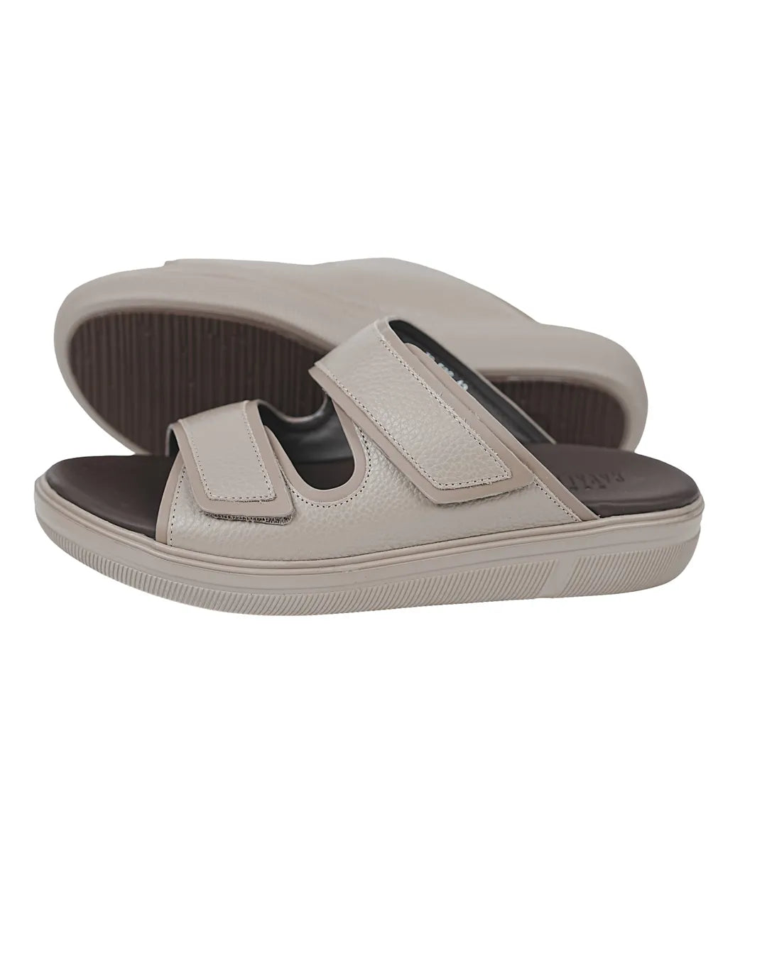 Cavalier Stylish Beige Comfort Slide Sandal