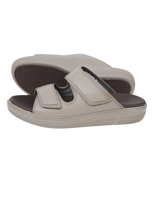 Cavalier Stylish Beige Comfort Slide Sandal