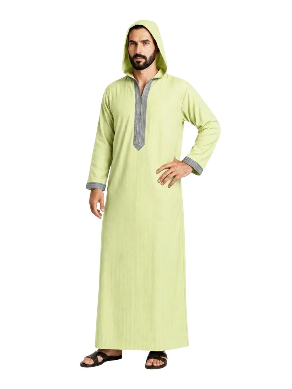 AL HOSN Premium Hoodie Jalabiya – Where Comfort Meets Style