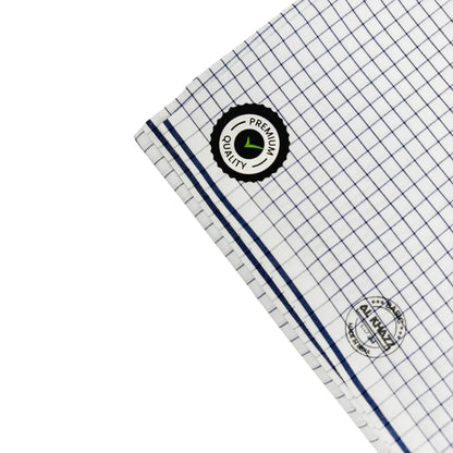 Traditional-Checked-Wuzar-Navy-Blue-Al-Khazz-Cotton-Comfort-uae
