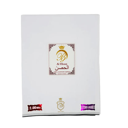 AL Hosn King Wuzar with color borders  – Stitched & Washed Luxury Lungi UAE