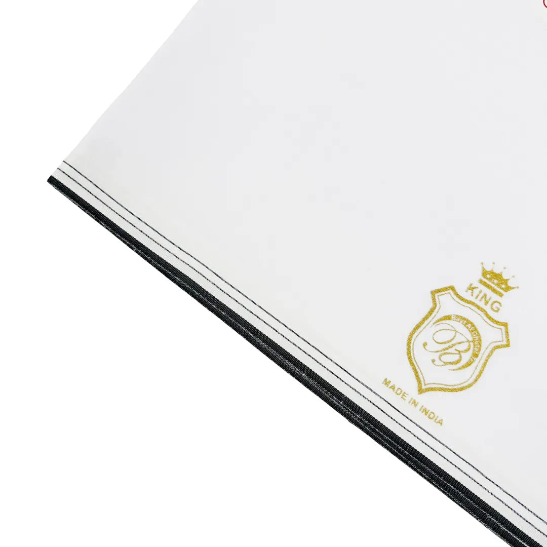 AL Hosn King Wuzar with color borders  – Stitched & Washed Luxury Lungi UAE
