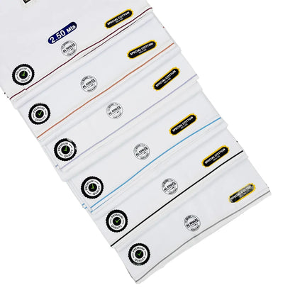 AL-KHAZZ BASIC Premium Quality White Wuzar with Modern Border Style – UAE Collection