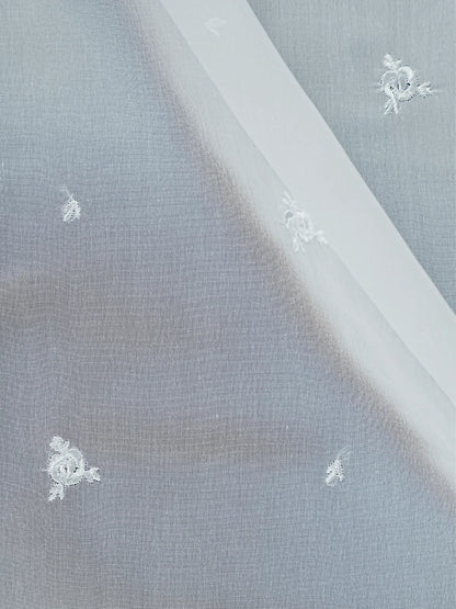 Premium White Embroidered Ghutra