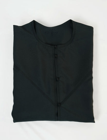 Black Kandura for Men – Emirati Style Thobe