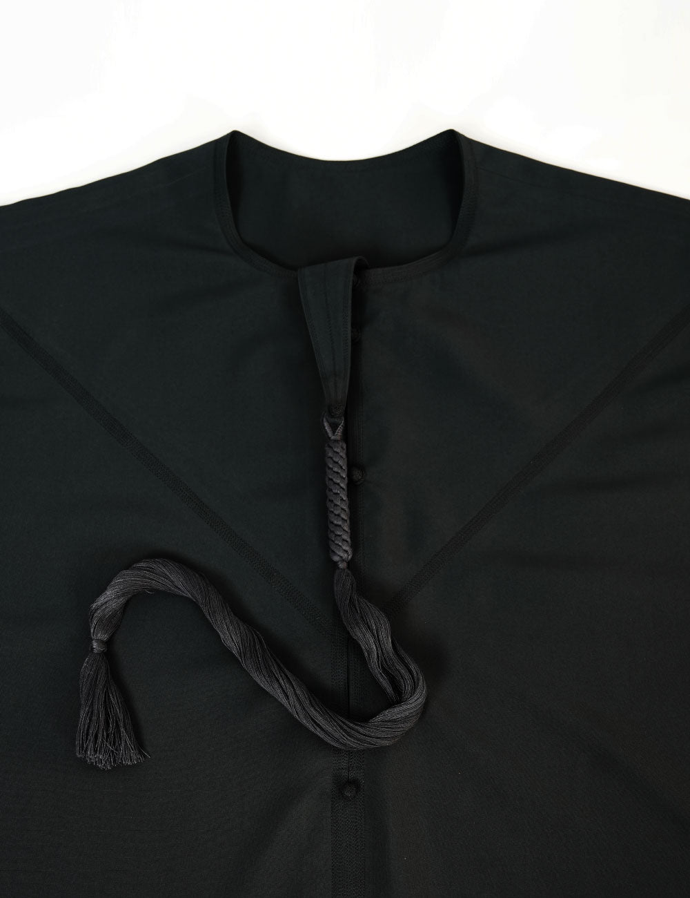 Black Kandura for Men – Emirati Style Thobe