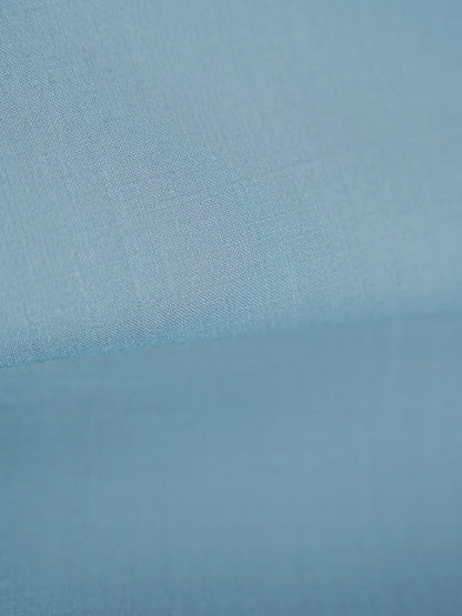 Light Blue Emirati Thobe - Reda 1865 Valdilana Exclusive Super 150's Fabric made In Italy 100% Wool