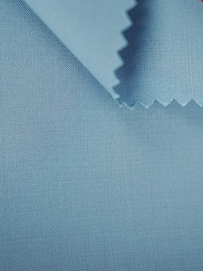 Light Blue Emirati Thobe - Reda 1865 Valdilana Exclusive Super 150's Fabric made In Italy 100% Wool