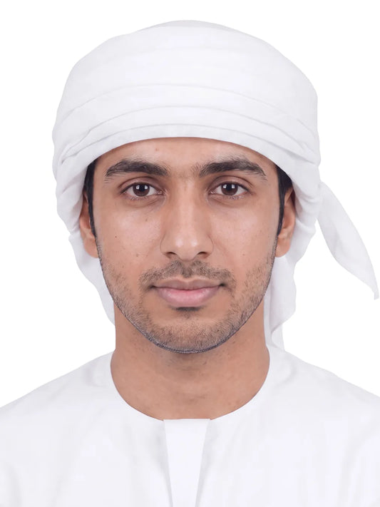 PERFECTLY STYLED, READY TO WEAR - White Hamdaniya