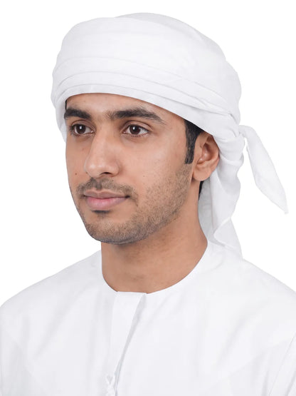 PERFECTLY STYLED, READY TO WEAR - White Hamdaniya