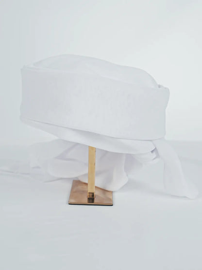 PERFECTLY STYLED, READY TO WEAR - White Hamdaniya